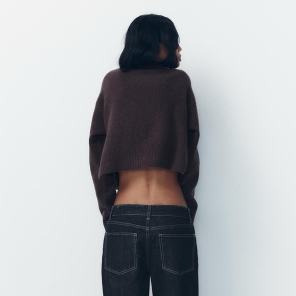 ZARA Soft Knit Short Sweater - Picture 4 of 8